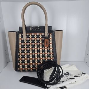 Coach Troupe Tote w/ Weaving